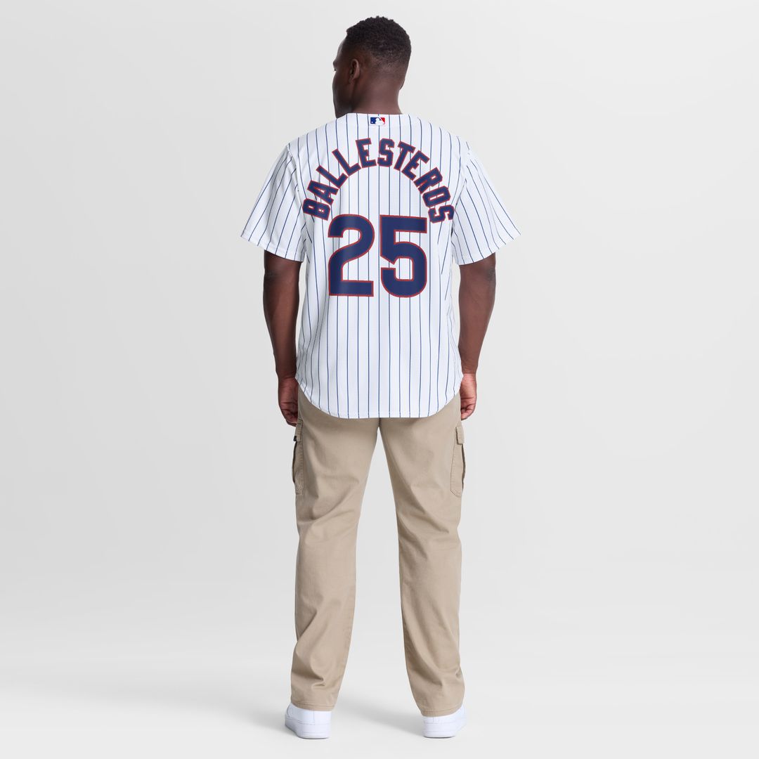 Chicago Cubs Moisés Ballesteros Nike Home Replica Jersey - White Team Jersey Sports Fan Apparel