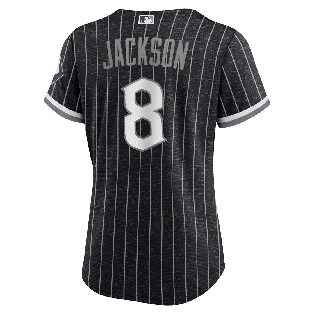 Chicago White Sox Bo Jackson Nike Women's City Connect Replica Player Jersey - Black Team Jersey Sports Fan Apparel