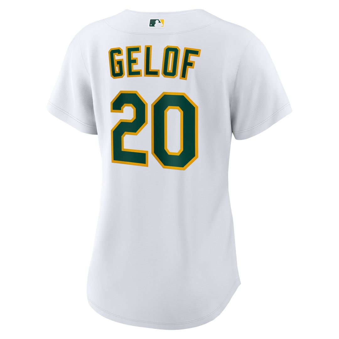 Athletics Zack Gelof Nike Women's Home Replica Player Jersey - White Team Jersey Sports Fan Apparel