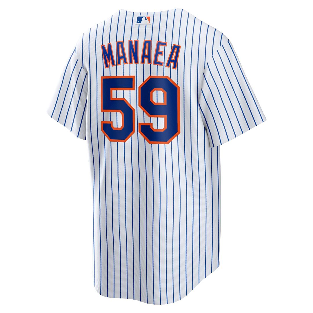 New York Mets Sean Manaea Nike Home Replica Jersey - White Team Jersey Sports Fan Apparel