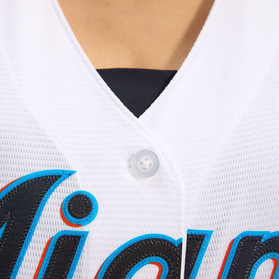 Miami Marlins Nike Women's Replica Team Jersey - White Team Jersey Sports Fan Apparel