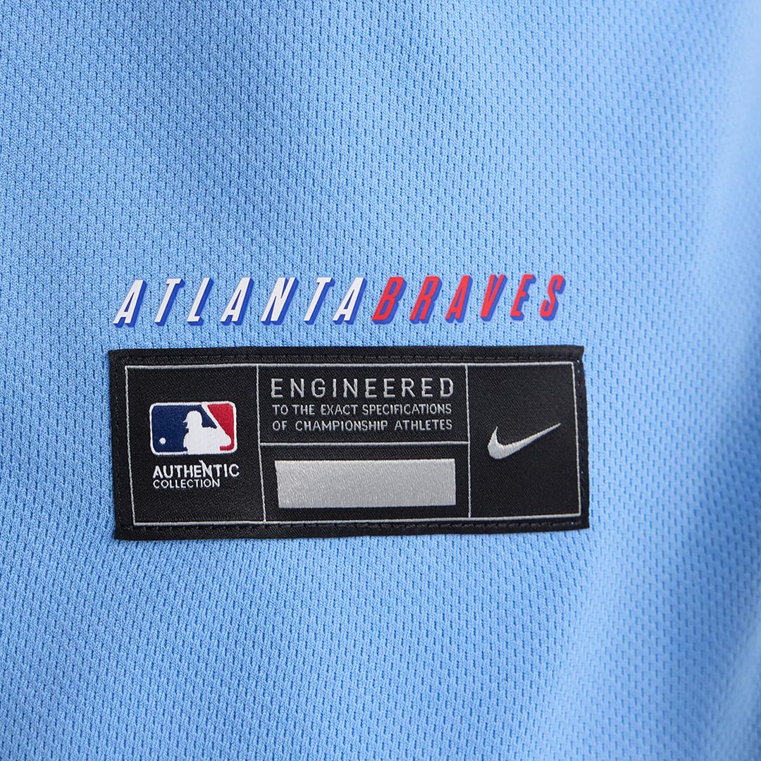 Atlanta Braves Nike 2026 City Connect Authentic Jersey - Powder Blue Team Jersey Sports Fan Apparel