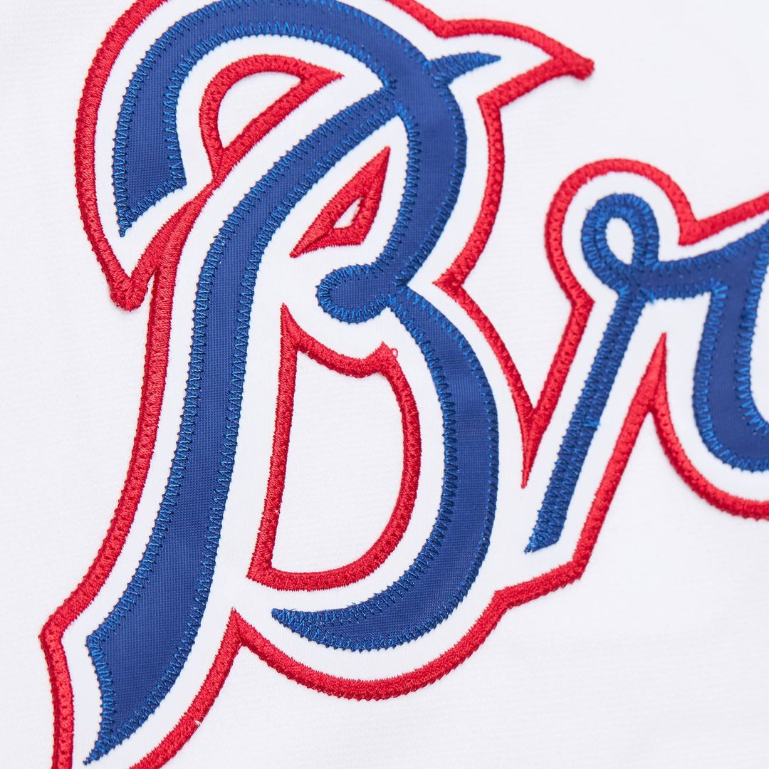 Atlanta Braves Chipper Jones Mitchell & Ness 2004 Cooperstown Authentic Throwback Jersey - White Team Jersey Sports Fan Apparel