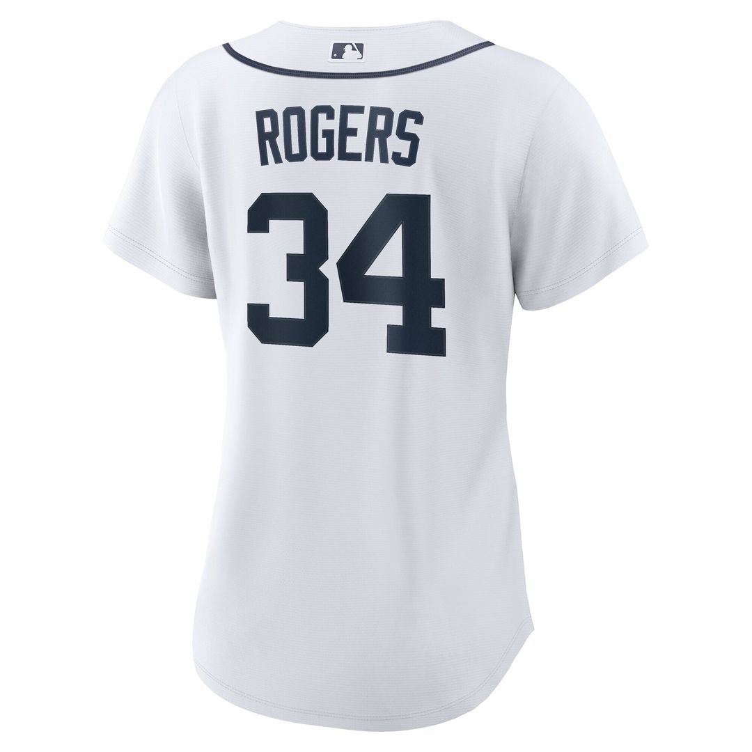 Detroit Tigers Jake Rogers Nike Women's Home Replica Jersey - White Team Jersey Sports Fan Apparel