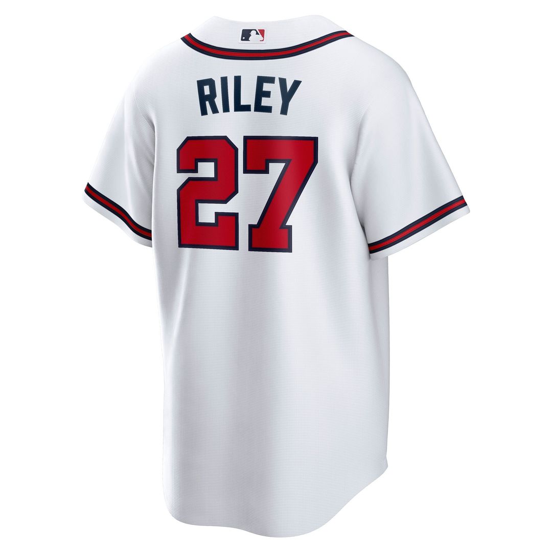 Atlanta Braves Austin Riley Nike Home Replica Player Jersey - White Team Jersey Sports Fan Apparel
