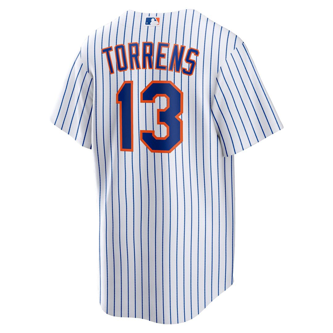 New York Mets Luis Torrens Nike Home Replica Jersey - White Team Jersey Sports Fan Apparel