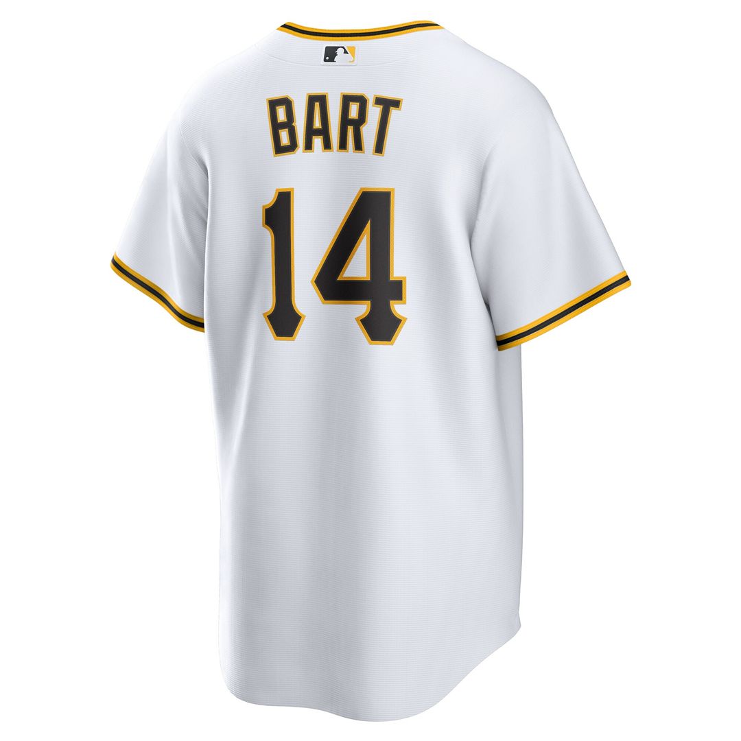 Pittsburgh Pirates Joey Bart Nike Home Replica Jersey - White Team Jersey Sports Fan Apparel