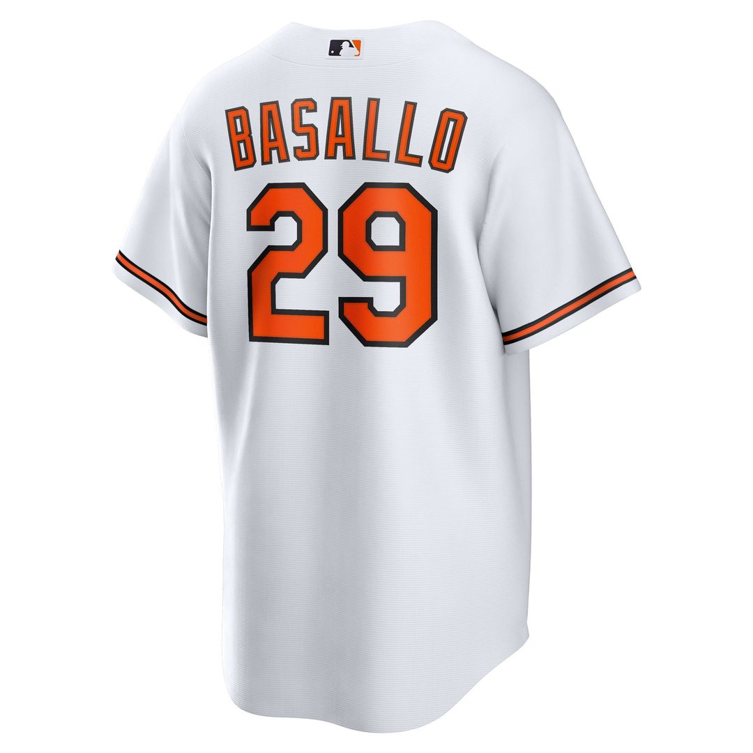 Baltimore Orioles Samuel Basallo Nike Replica Player Jersey - White Team Jersey Sports Fan Apparel