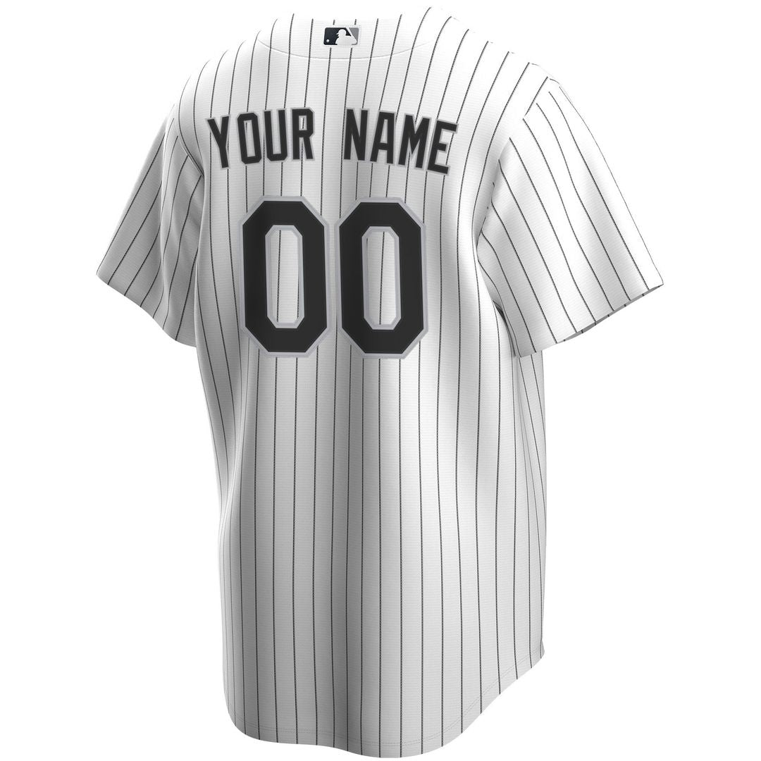 Chicago White Sox Nike Home Replica Custom Jersey - White Team Jersey Sports Fan Apparel