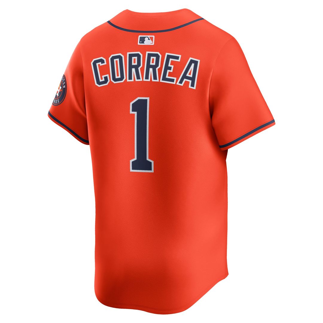 Houston Astros Carlos Correa Nike Home Limited Player Jersey - White Team Jersey Sports Fan Apparel