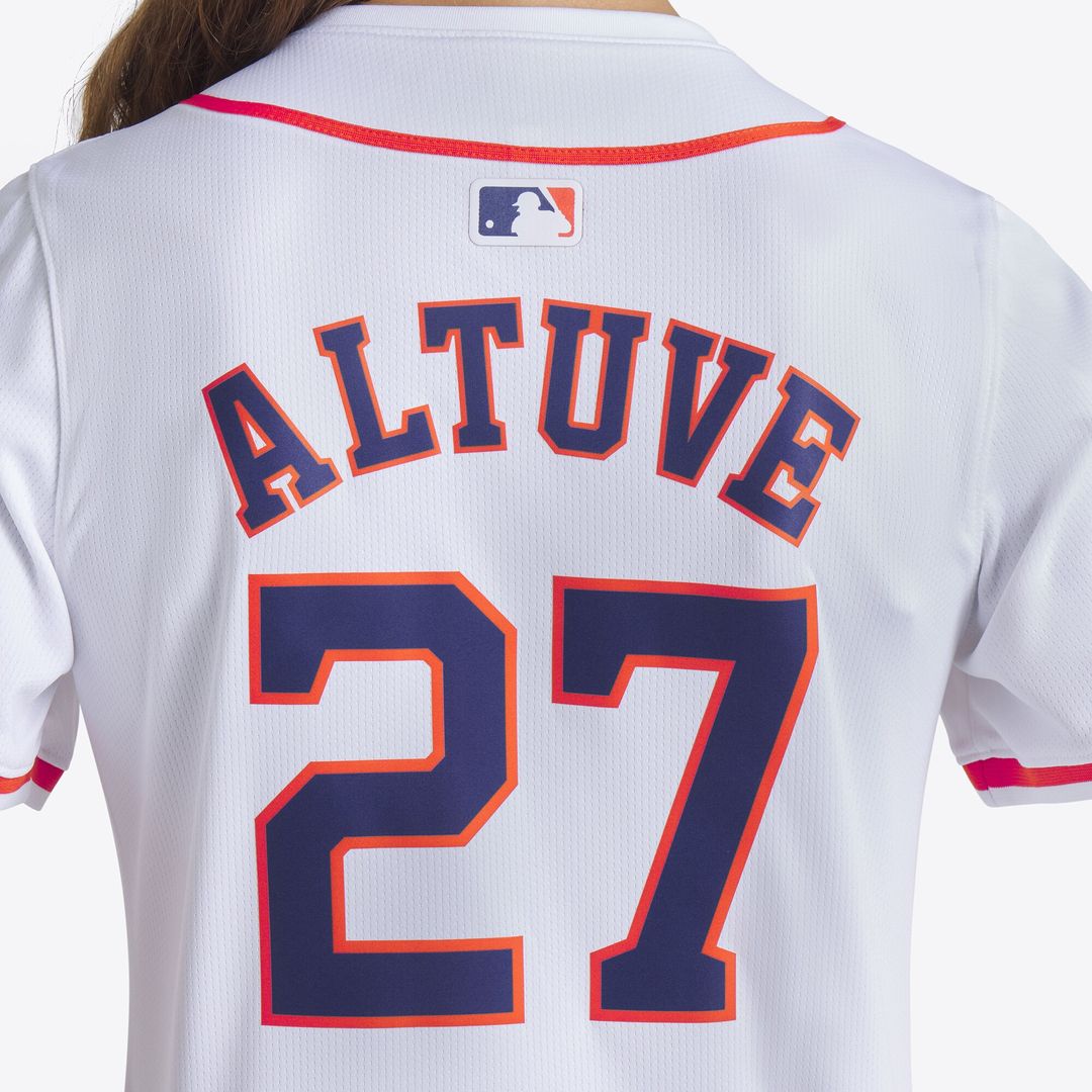 Houston Astros Jose Altuve Nike Women's Home Limited Player Jersey - White Team Jersey Sports Fan Apparel