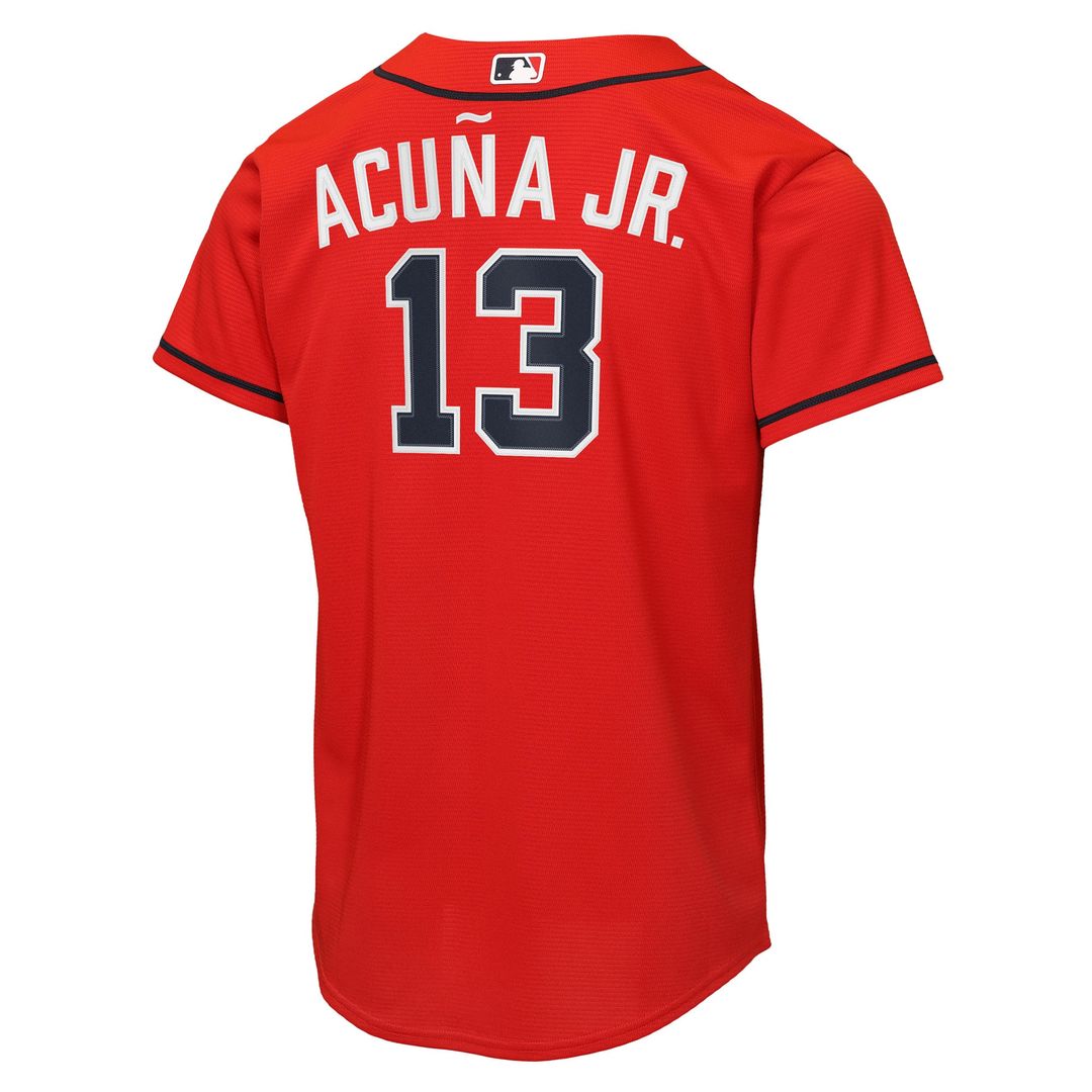 Atlanta Braves Ronald Acuña Jr. Nike Youth Road Replica Jersey - Gray Team Jersey Sports Fan Apparel