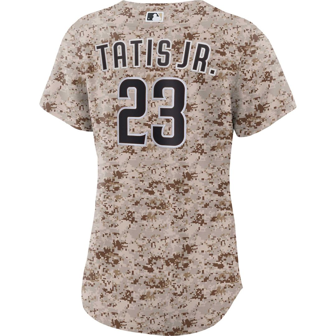 San Diego Padres Fernando Tatis Jr. Nike Women's USMC Alternate Replica Player Jersey - Camo Team Jersey Sports Fan Apparel