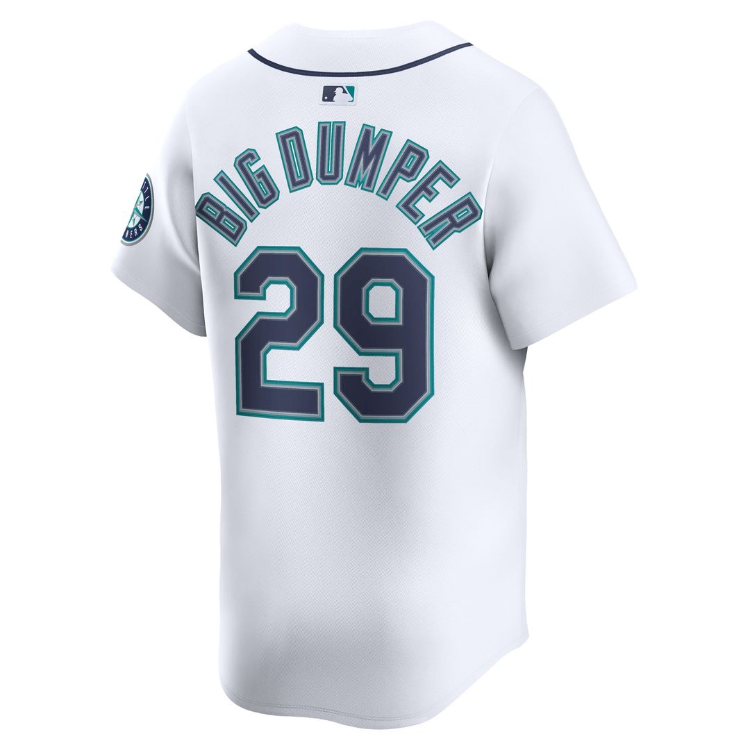 Seattle Mariners Cal Raleigh Nike Home Limited Player Jersey - White Team Jersey Sports Fan Apparel