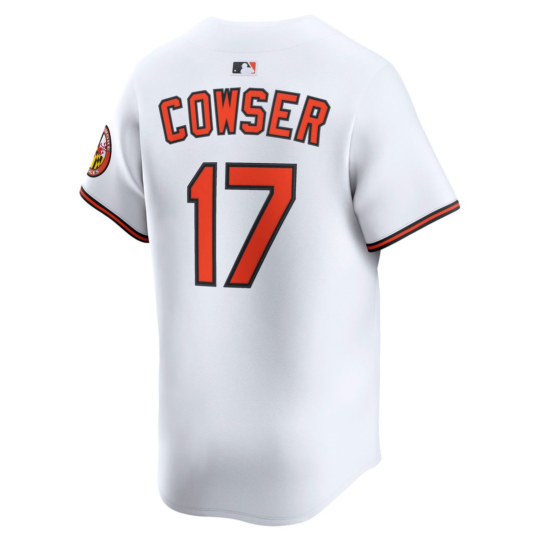 Baltimore Orioles Colton Cowser Nike Home Limited Player Jersey - White Team Jersey Sports Fan Apparel