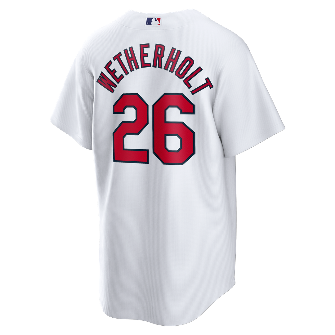St. Louis Cardinals JJ Wetherholt Nike Home Replica Jersey - White Team Jersey Sports Fan Apparel