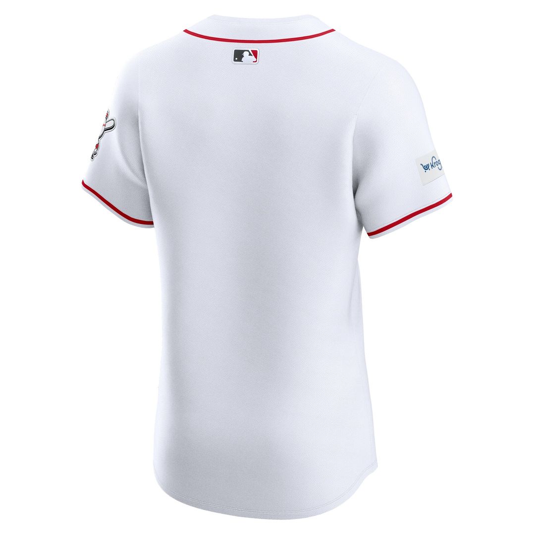 Cincinnati Reds Nike Home Elite Jersey - White Team Jersey Sports Fan Apparel