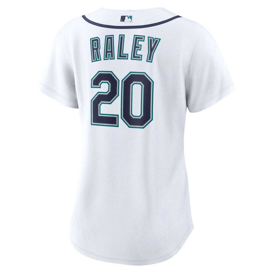 Seattle Mariners Luke Raley Nike Women's Home Replica Jersey - White Team Jersey Sports Fan Apparel