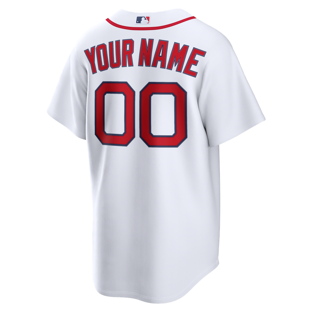 Boston Red Sox Nike Home Replica Custom Jersey - White Team Jersey Sports Fan Apparel