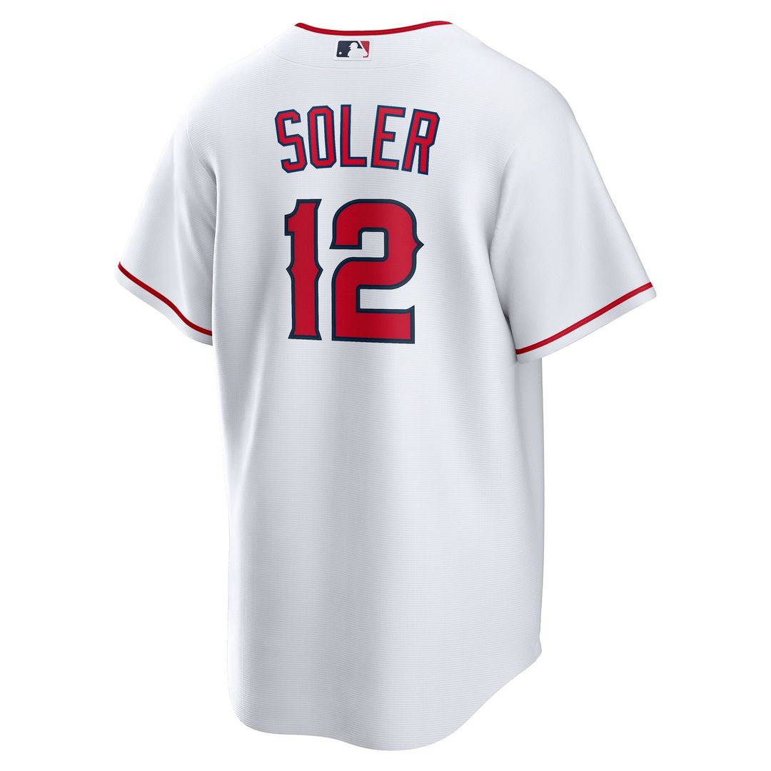 Los Angeles Angels Jorge Soler Nike Home Replica Jersey - White Team Jersey Sports Fan Apparel