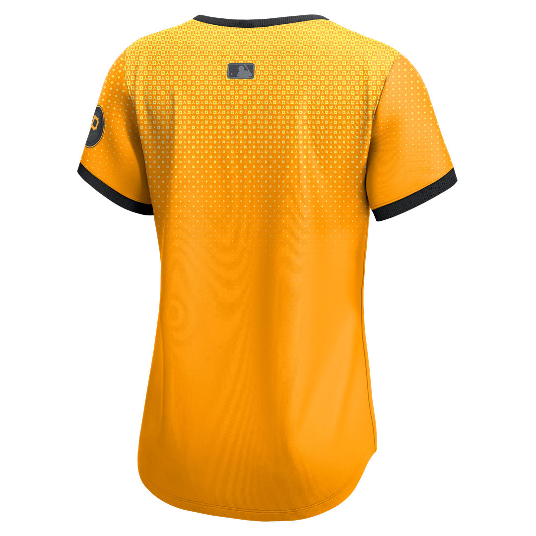 Pittsburgh Pirates Nike Women's City Connect Limited Jersey - Gold Team Jersey Sports Fan Apparel