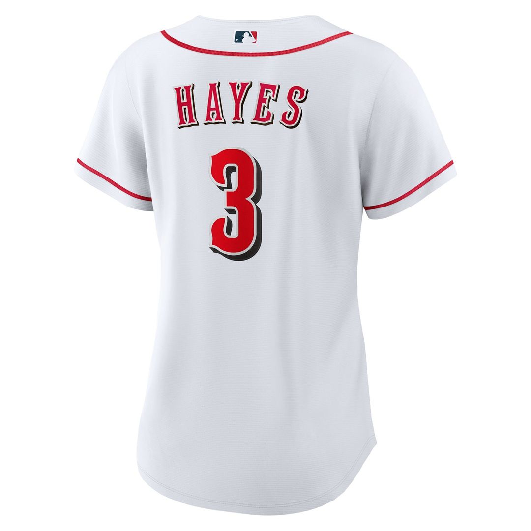 Cincinnati Reds Ke'Bryan Hayes Nike Women's Home Replica Jersey - White Team Jersey Sports Fan Apparel