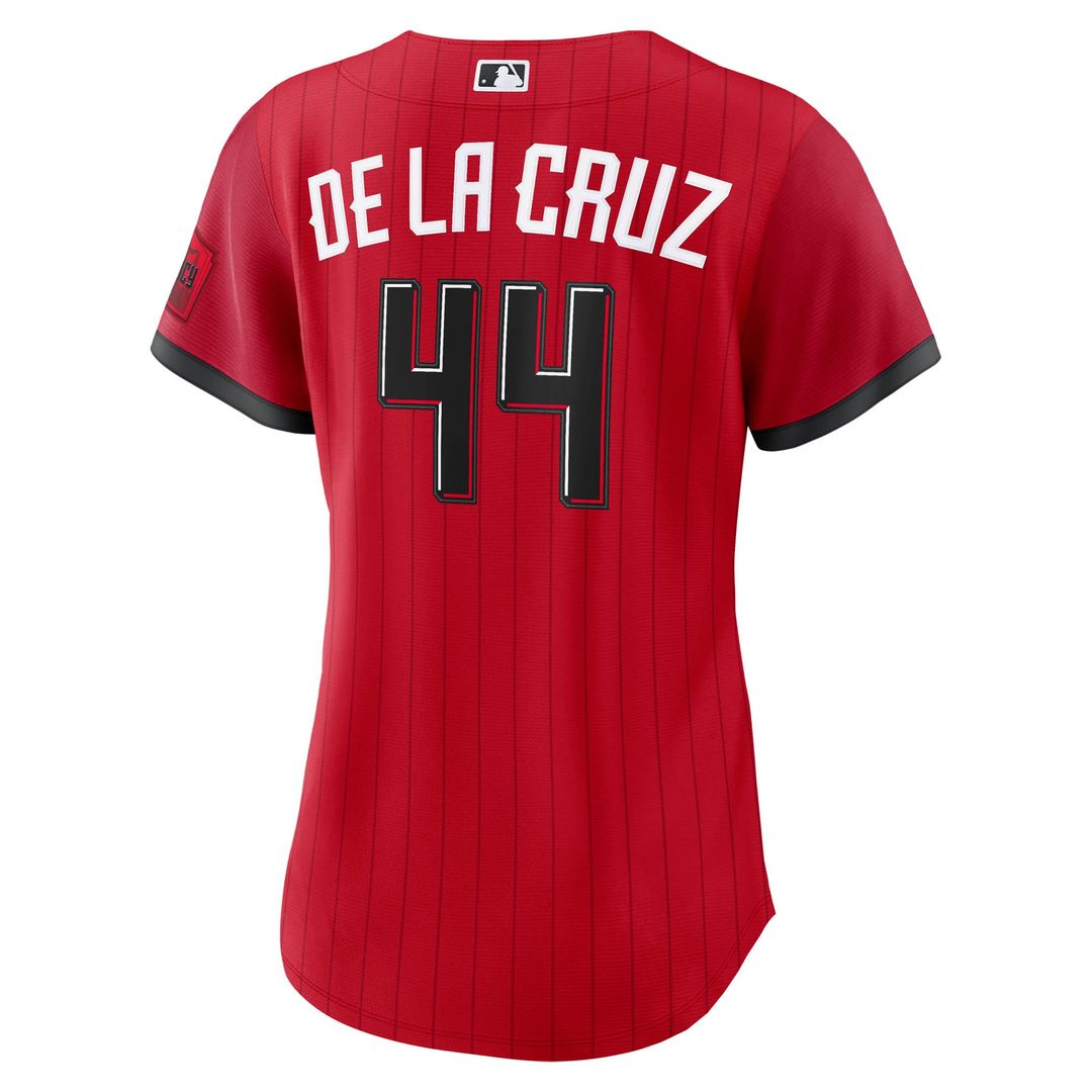 Cincinnati Reds Elly De La Cruz Nike Women's 2026 City Connect Stadium Jersey - Red Team Jersey Sports Fan Apparel