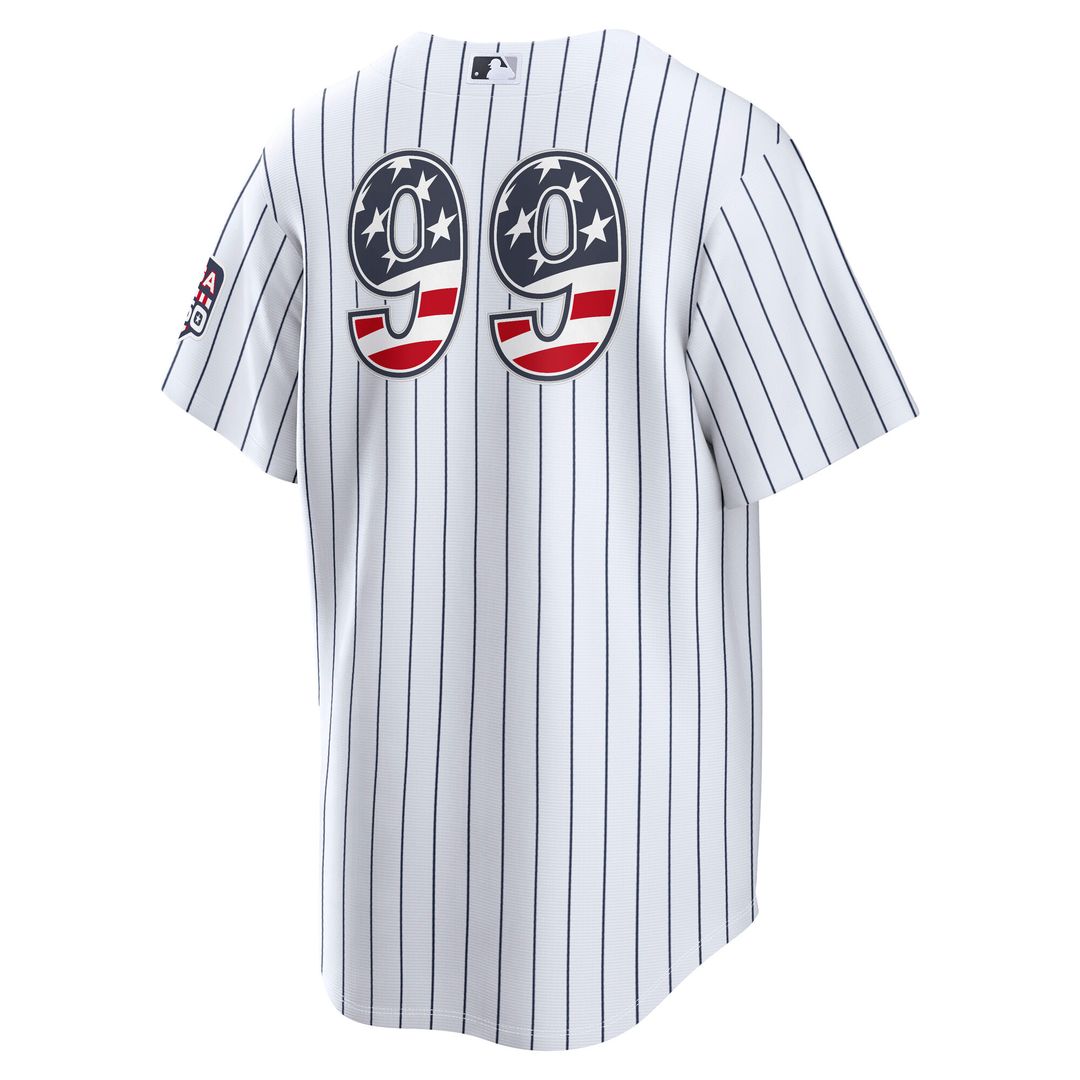 New York Yankees Aaron Judge Nike USA 250 Fourth of July Home Stadium Jersey - White Team Jersey Sports Fan Apparel