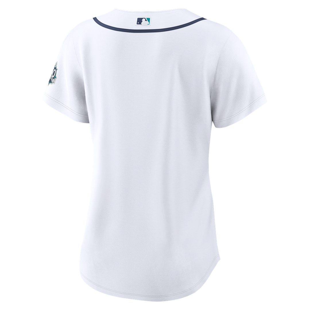 Seattle Mariners Nike Women's Home 50th Season Stadium Jersey - White Team Jersey Sports Fan Apparel