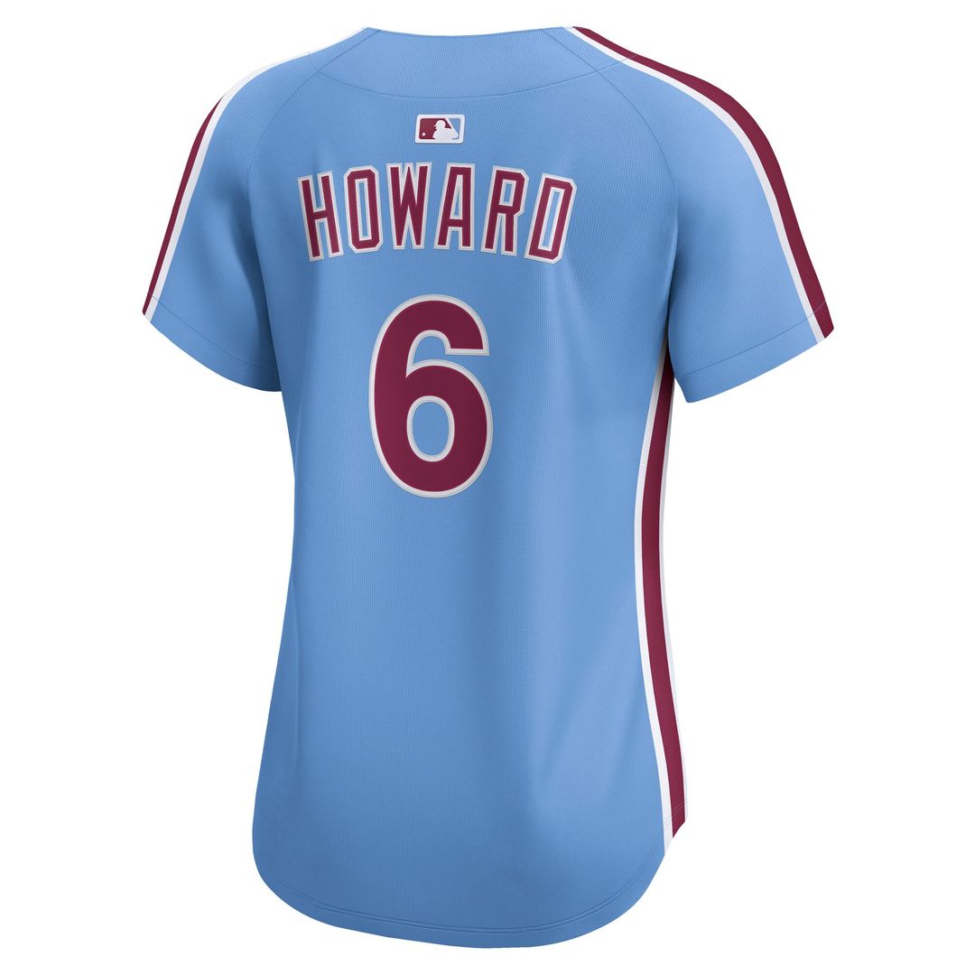 Philadelphia Phillies Ryan Howard Nike Women's Alternate 2 Limited Jersey - Cream Team Jersey Sports Fan Apparel