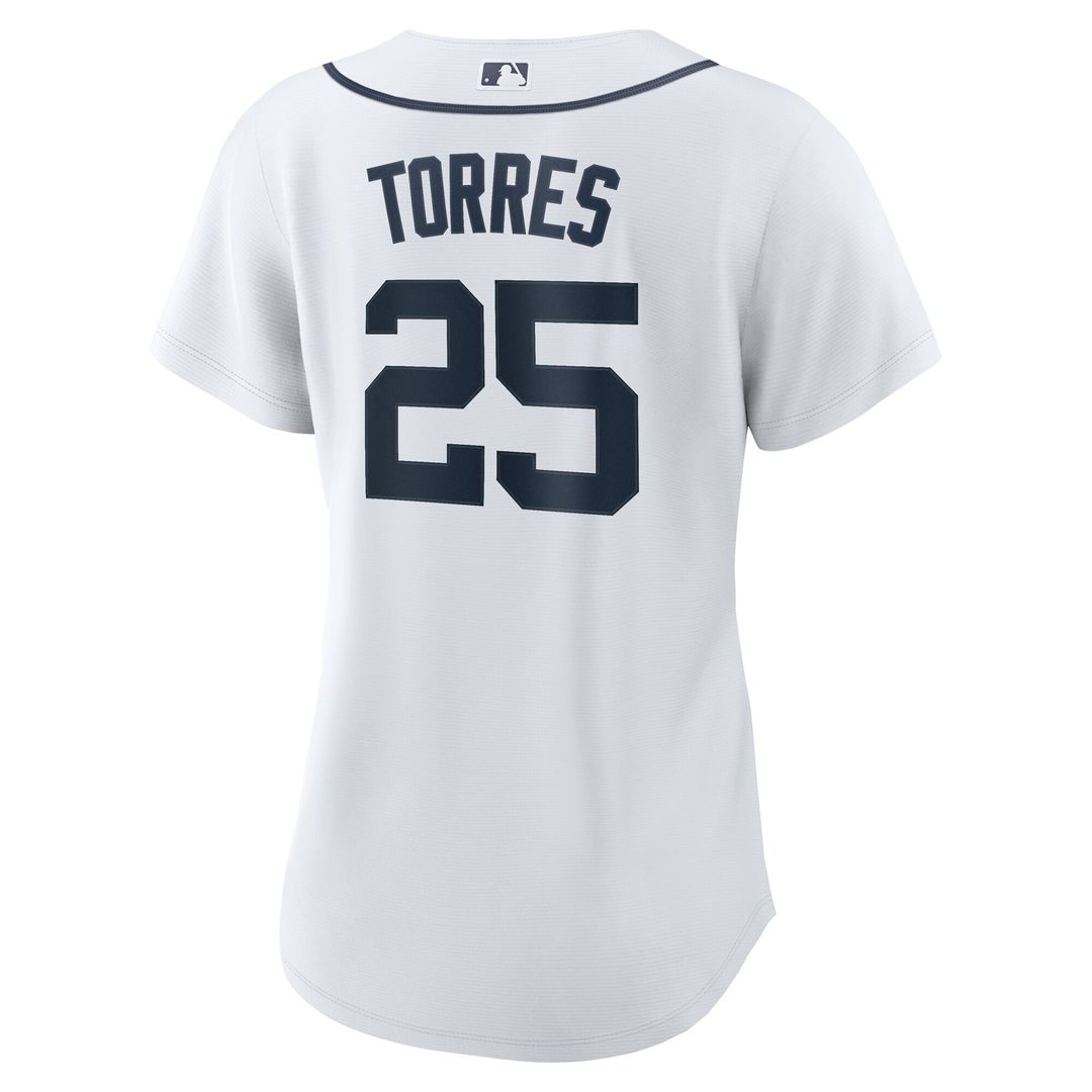 Detroit Tigers Gleyber Torres Nike Women's Home Replica Jersey - White Team Jersey Sports Fan Apparel