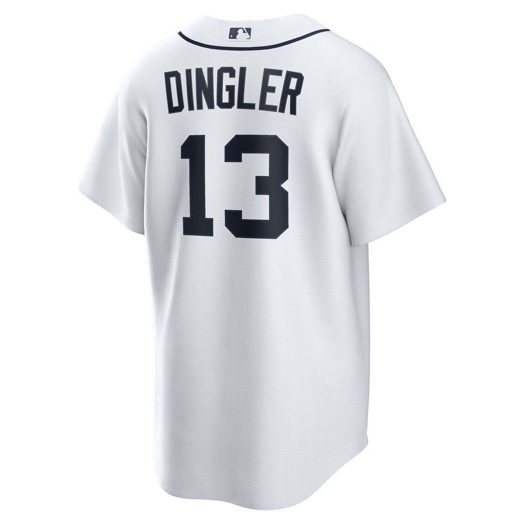 Detroit Tigers Dillon Dingler Nike Home Replica Jersey - White Team Jersey Sports Fan Apparel