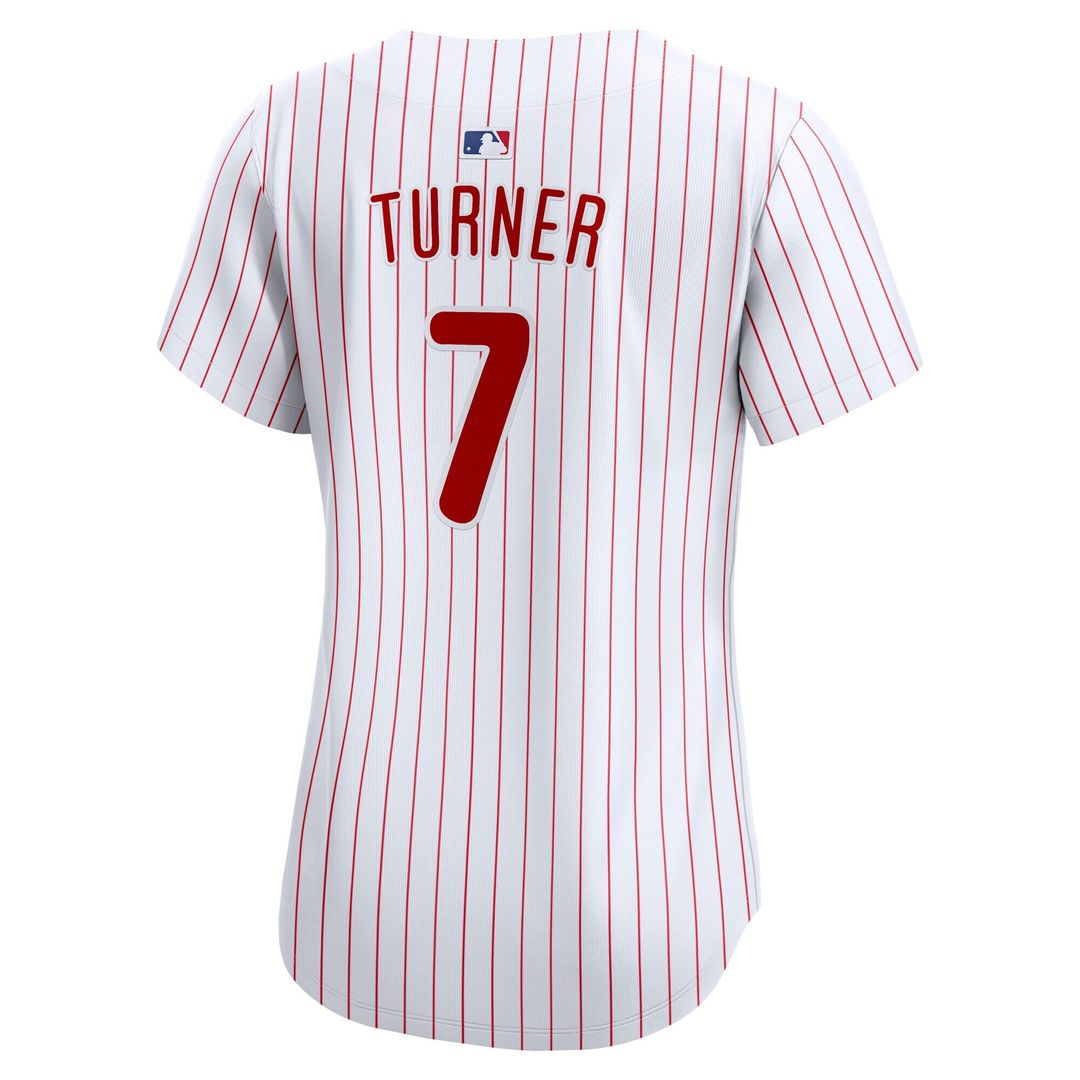 Philadelphia Phillies Trea Turner Nike Women's Home Limited Player Jersey - White Team Jersey Sports Fan Apparel