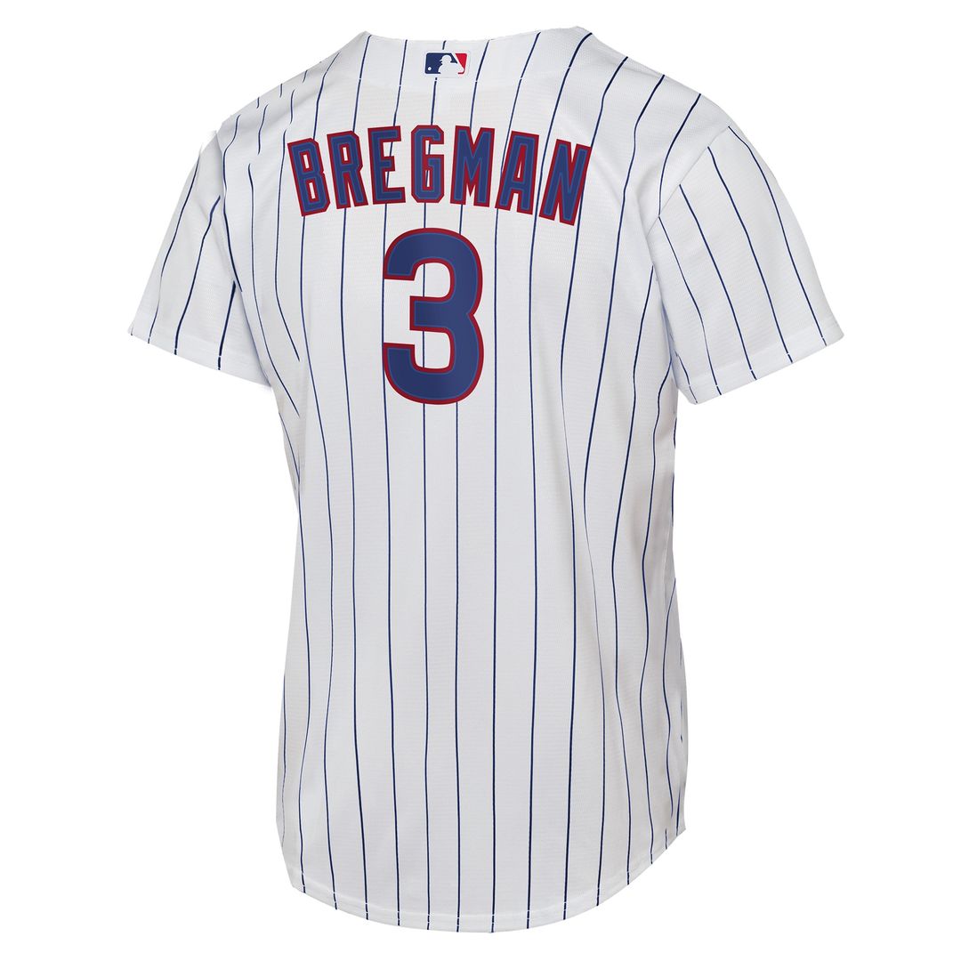 Chicago Cubs Alex Bregman Nike Youth Home Replica Jersey - White Team Jersey Sports Fan Apparel
