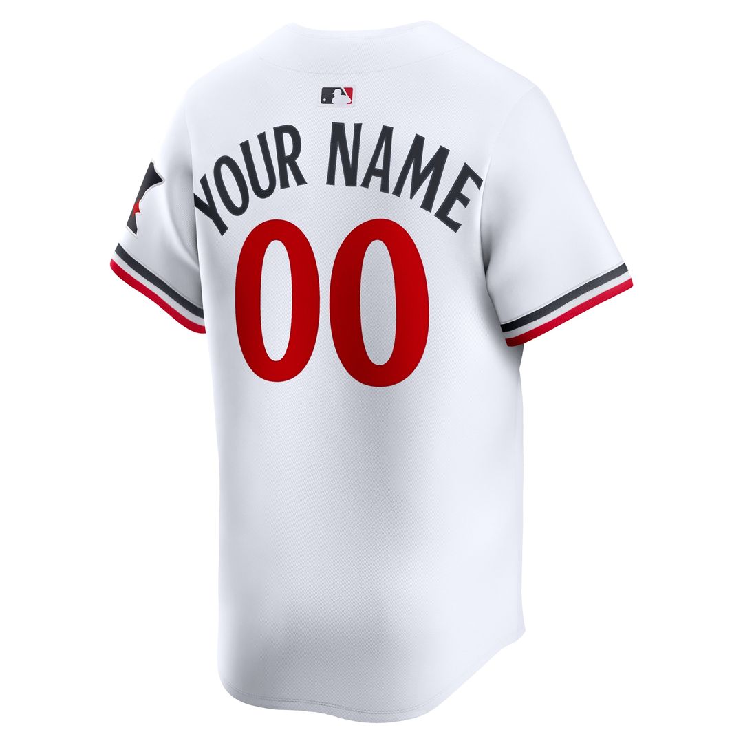 Minnesota Twins Nike Home Limited Custom Jersey - White Team Jersey Sports Fan Apparel