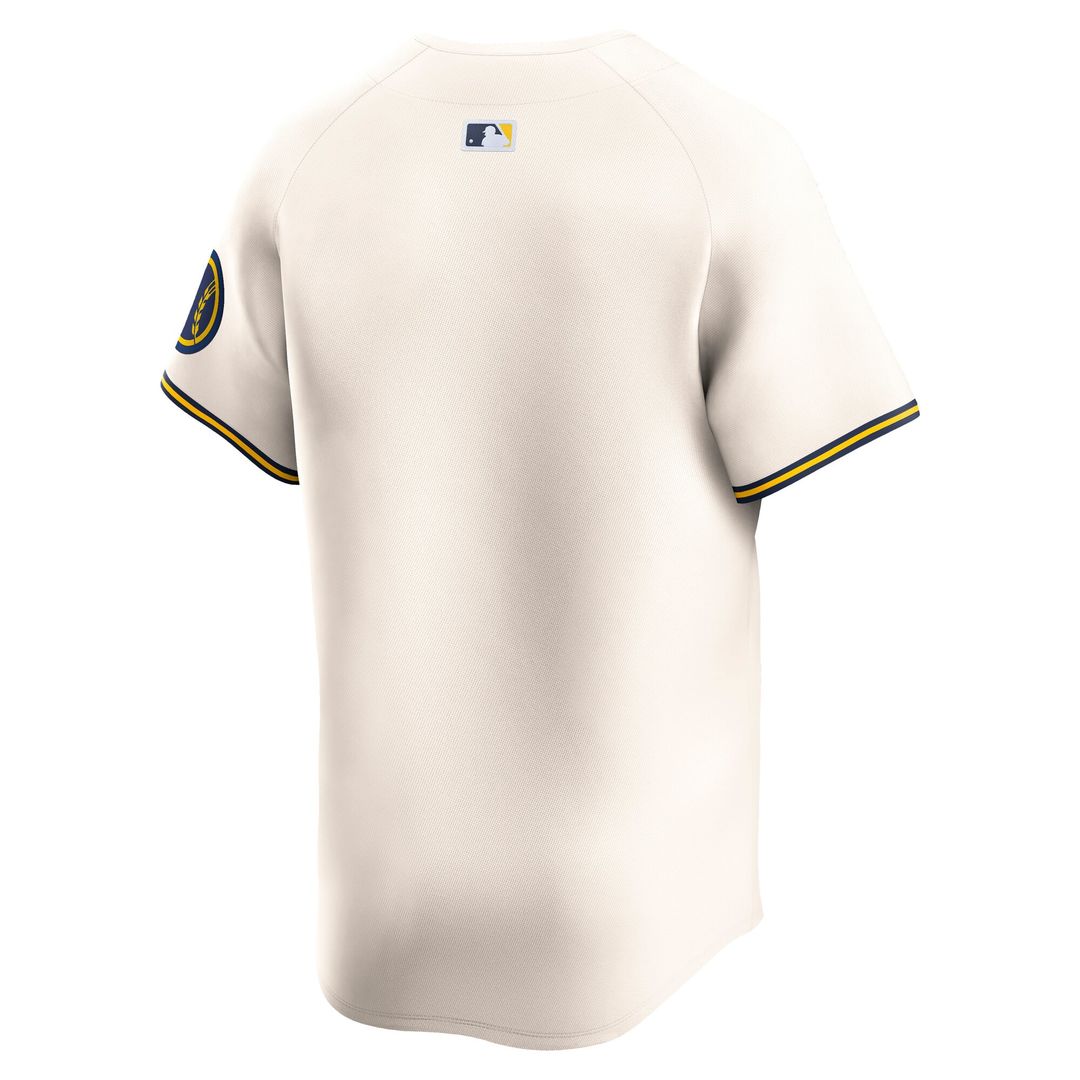 Milwaukee Brewers Nike Home Limited Jersey - Cream Team Jersey Sports Fan Apparel