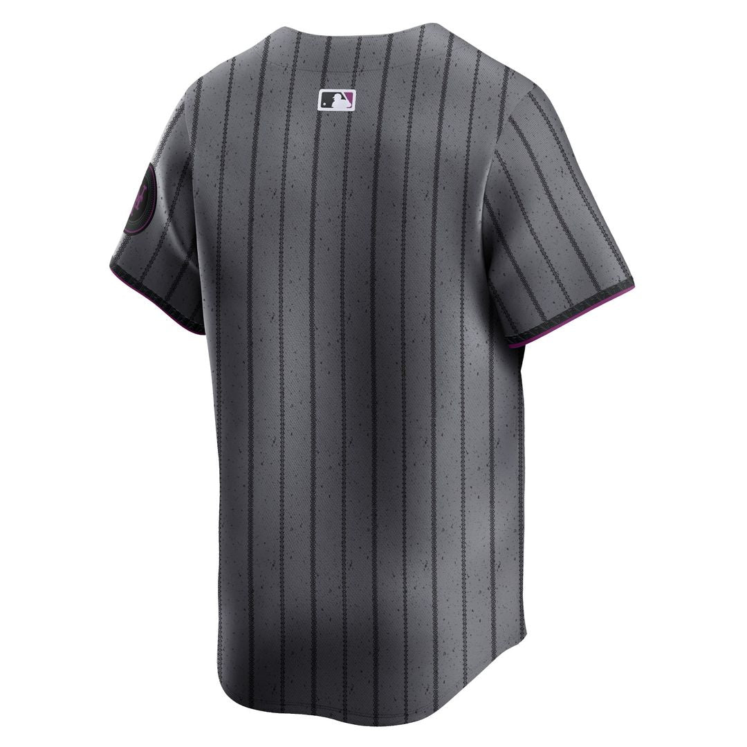 New York Mets Nike 2024 City Connect Limited Jersey - Graphite Team Jersey Sports Fan Apparel