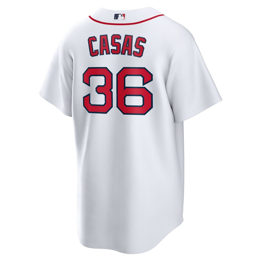 Boston Red Sox Triston Casas Nike Home Replica Jersey - White Team Jersey Sports Fan Apparel