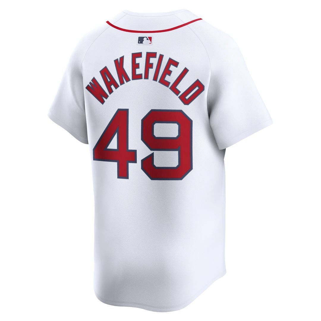 Boston Red Sox Tim Wakefield Nike Home Limited Player Jersey - White Team Jersey Sports Fan Apparel