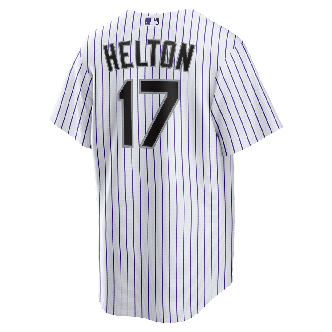 Colorado Rockies Todd Helton Nike Home Retired Player Replica Jersey - White Team Jersey Sports Fan Apparel