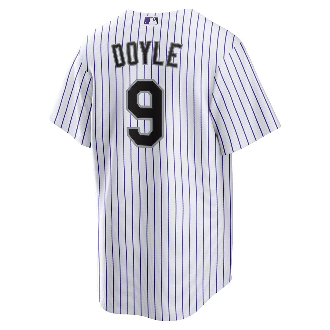 Colorado Rockies Brenton Doyle Nike Home Replica Jersey - White Team Jersey Sports Fan Apparel