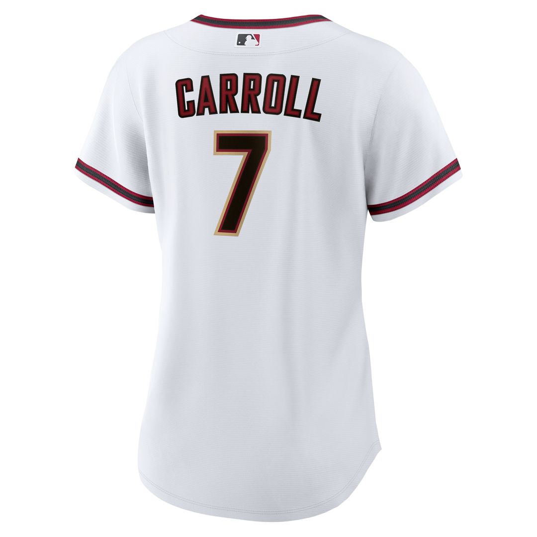 Arizona Diamondbacks Corbin Carroll Nike Women's Home Replica Player Jersey - White Team Jersey Sports Fan Apparel