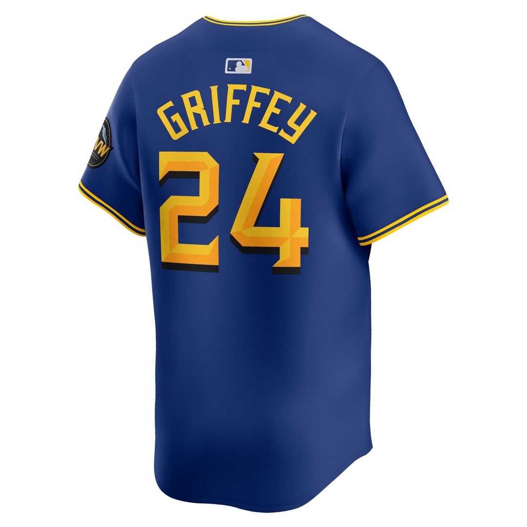 Seattle Mariners Ken Griffey Jr. Nike City Connect Retired Limited Player Jersey - Royal Team Jersey Sports Fan Apparel