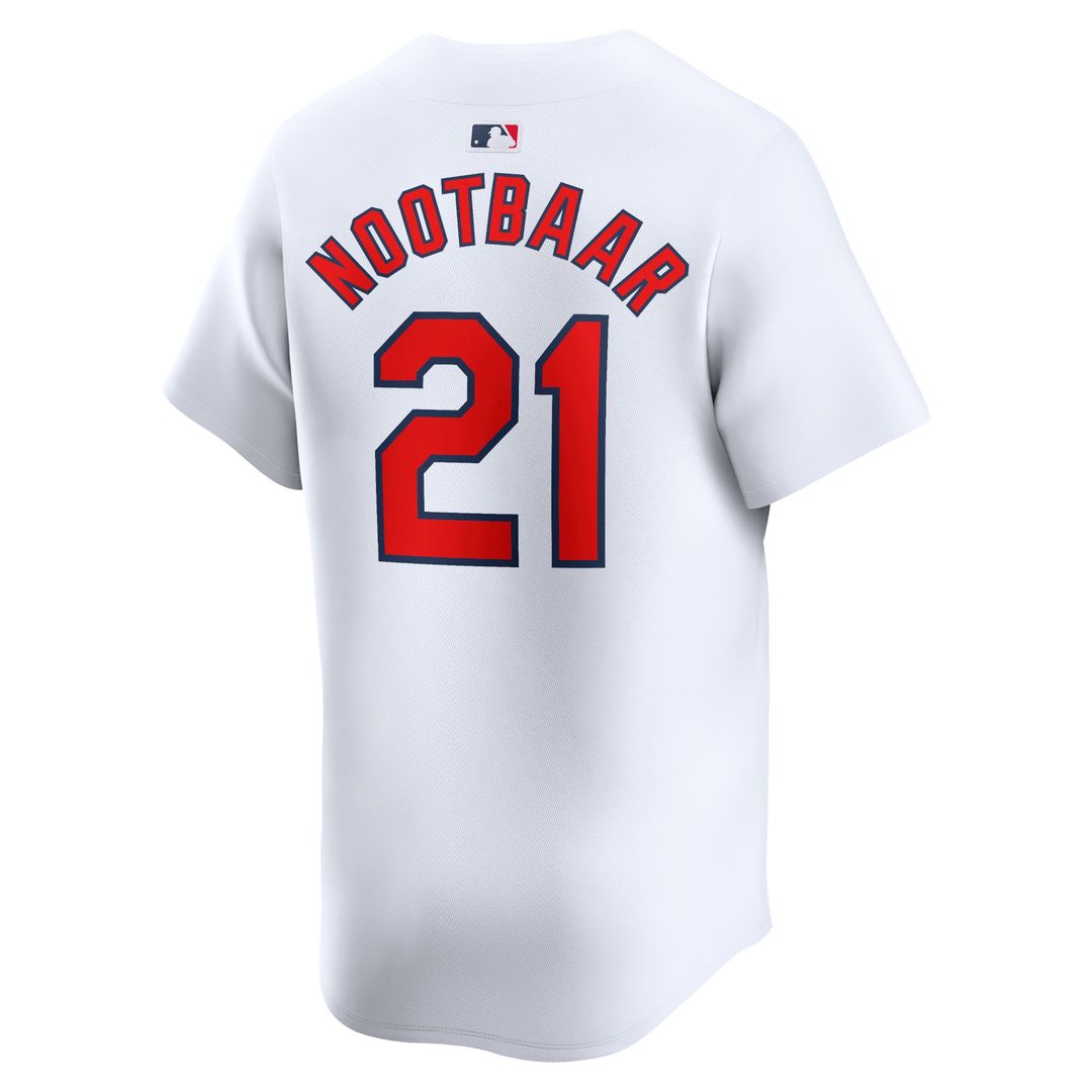 St. Louis Cardinals Lars Nootbaar Nike Home Limited Player Jersey - White Team Jersey Sports Fan Apparel