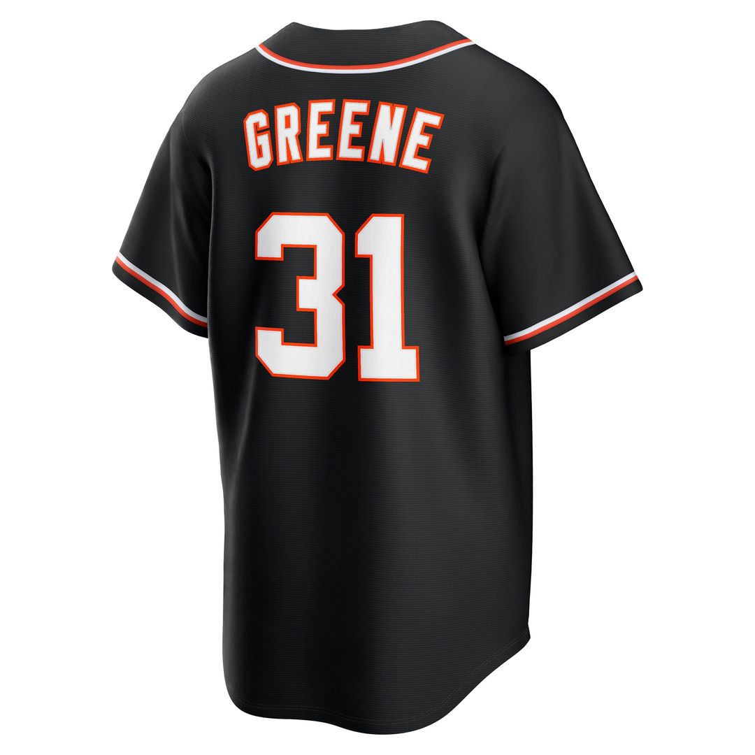 Detroit Tigers Riley Greene Nike Fashion Replica Black Out Jersey Team Jersey Sports Fan Apparel