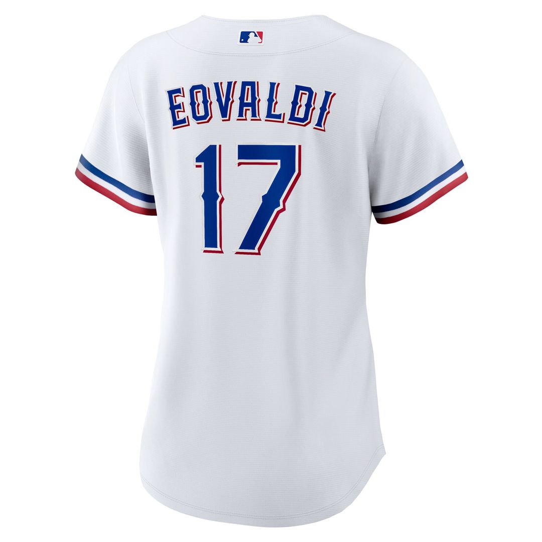 Texas Rangers Nathan Eovaldi Nike Women's Home Replica Jersey - White Team Jersey Sports Fan Apparel