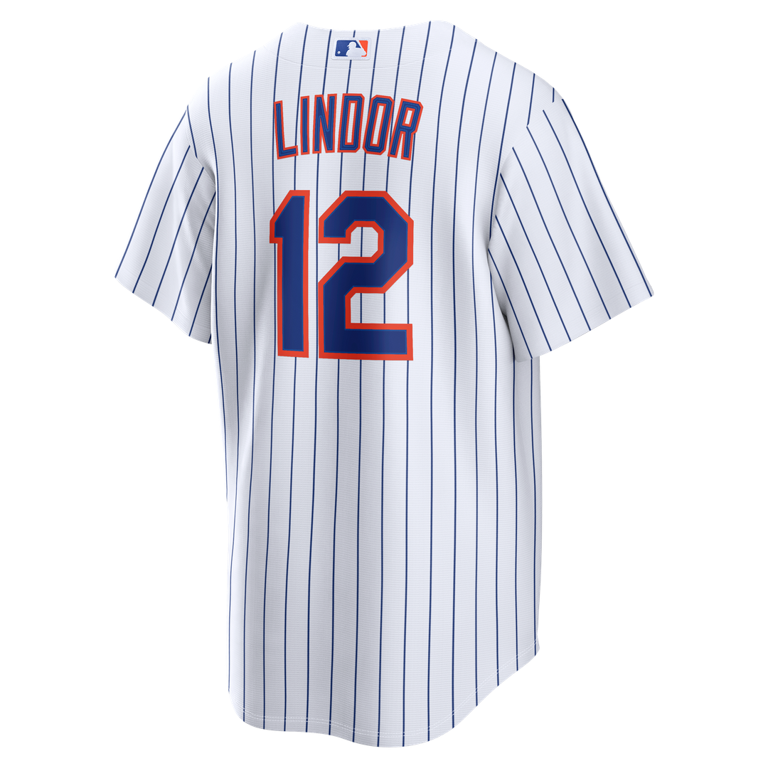 New York Mets Francisco Lindor Nike Home Replica Jersey - White Team Jersey Sports Fan Apparel