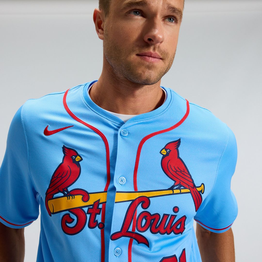 St. Louis Cardinals Lars Nootbaar Nike Alternate Limited Jersey - Light Blue Team Jersey Sports Fan Apparel
