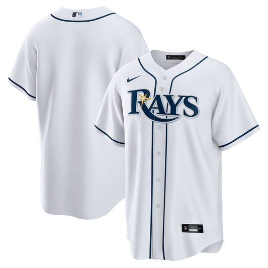 Tampa Bay Rays Nike Home Big & Tall Replica Jersey - White Team Jersey Sports Fan Apparel
