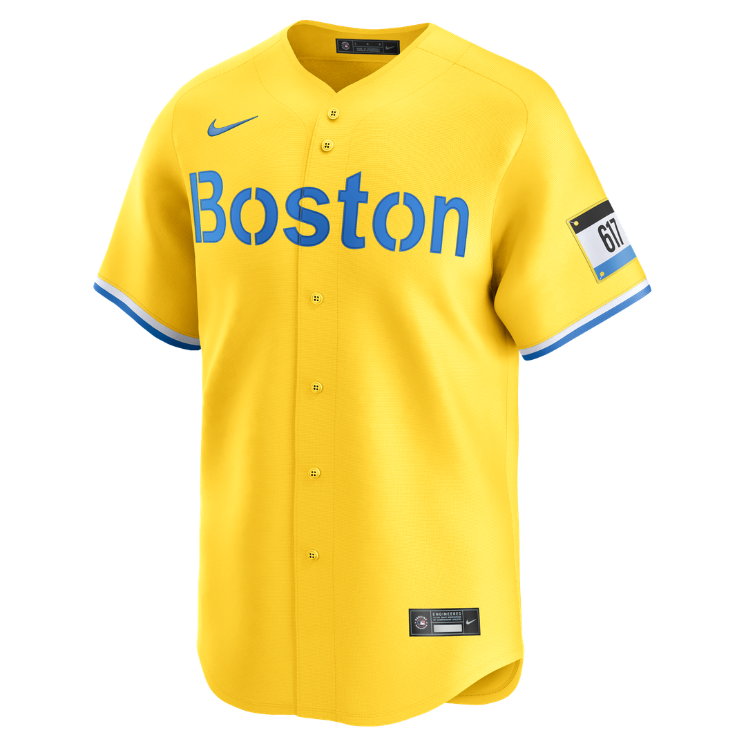 Boston Red Sox Nike City Connect Limited Jersey - Gold Team Jersey Sports Fan Apparel